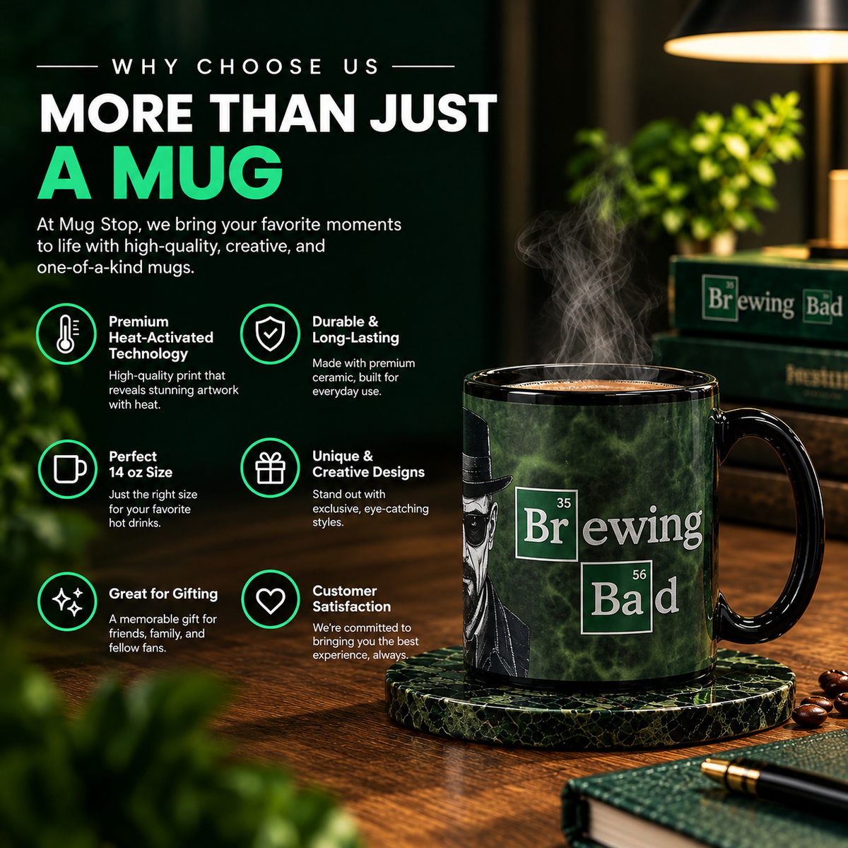 Brewing Bad Heat Changing Coffee Mug